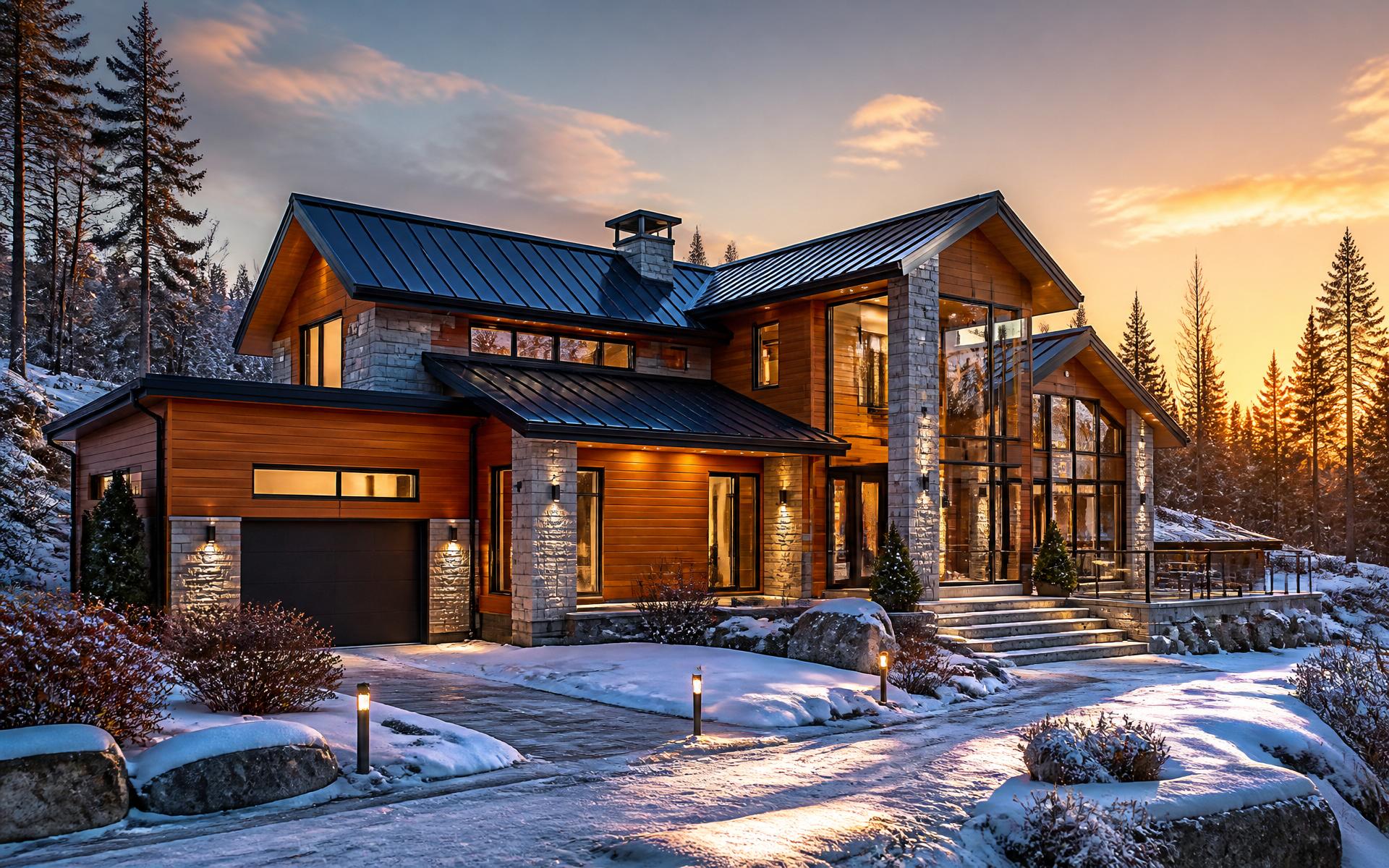 Maison sur mesure au Québec construite par Marcil Construction