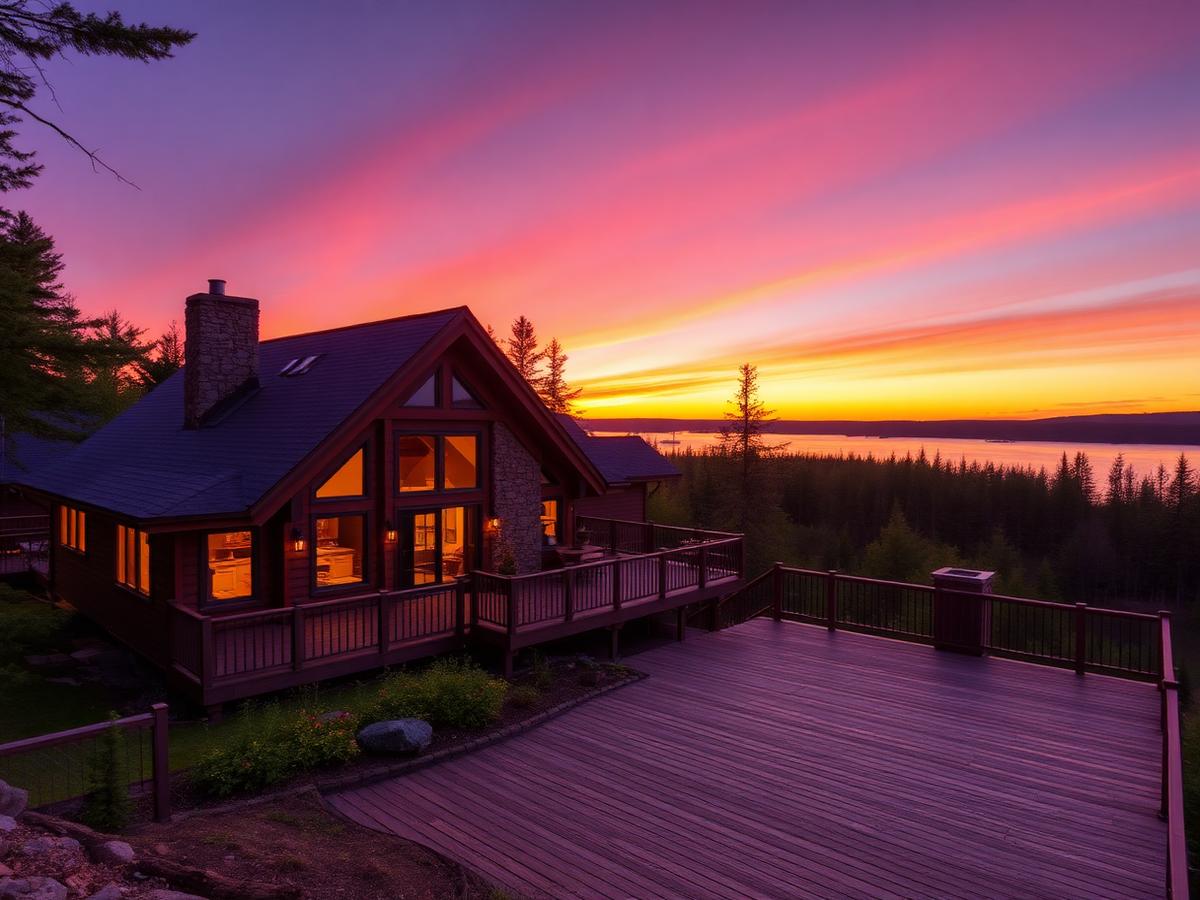 Chalet au bord du lac